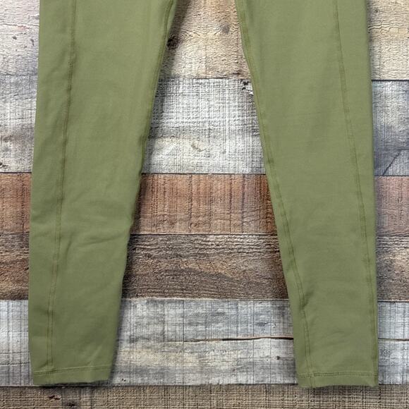 BuffBunny Luna Leggings High Waist Olive Green Size Medium - Picture 4 of 9